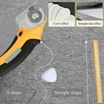thumbnail image 3 of LNGOOR Cordless Electric Scissors Electric Fabric Cutter Portable Rotary Cutter with Replacement Blade Automatic Sharpening Function USB Rechargeable Leather Cutting Machine, 3 of 8