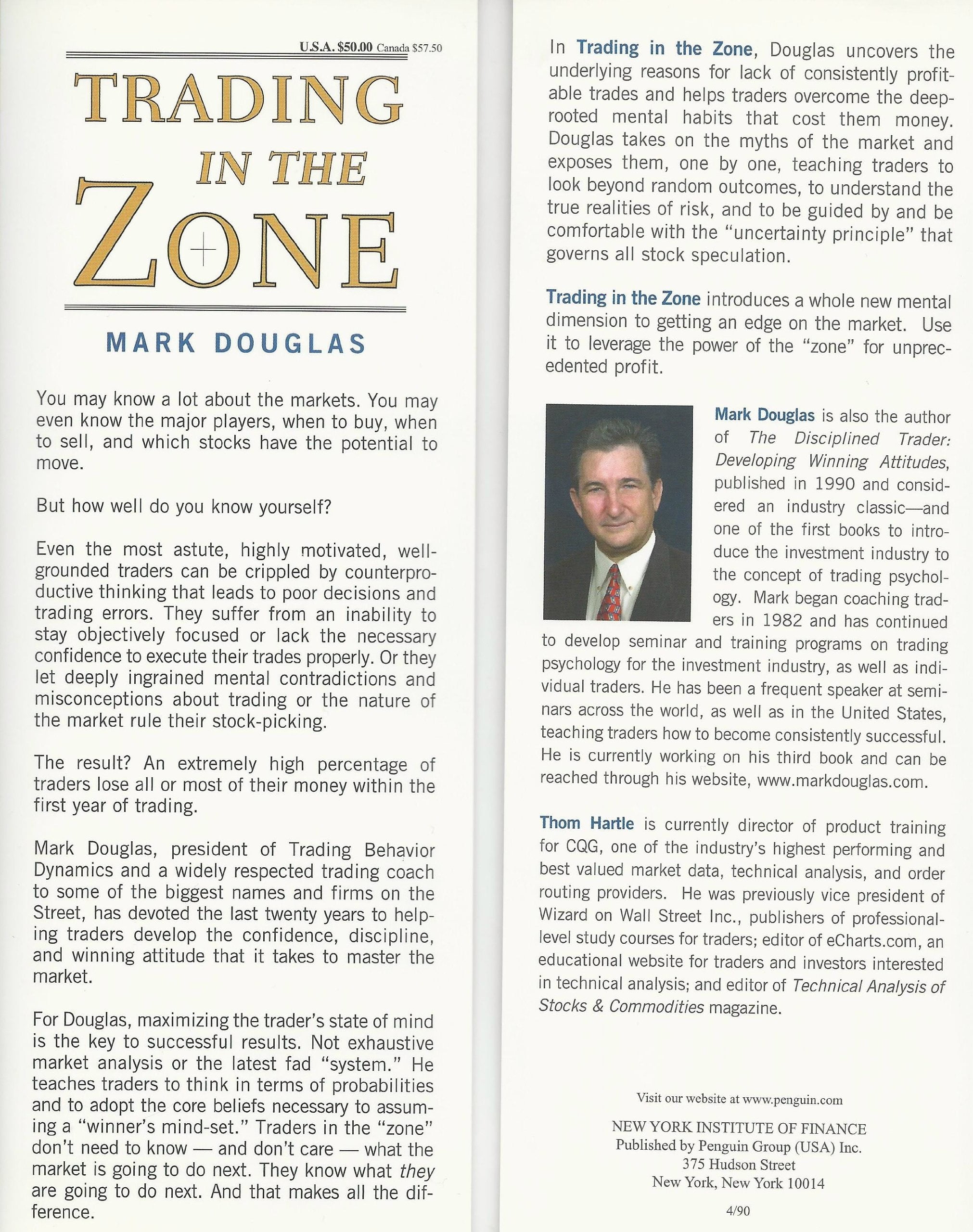 Trading In The Zone, Book, (Hardcover)