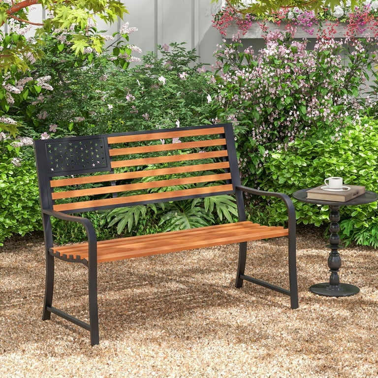 B&amp;m Stores Home Bargains Garden Bench B&m Stores Furniture Outlet Home Bargains Garden Bench Topcobe 50 Inch  Outdoor Garden Bench With Flag Pattern Backrest