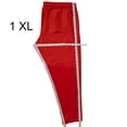 thumbnail image 3 of Pants for Women Cigarette Trousers High Waist Silk Pants Soft Breathable Slim Skinny Pants (Red, 1XL, 3 of 3