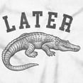 thumbnail image 2 of Funny Later Alligator Animal Pun Zip Up Hoodie Men's Women's Brisco Brands S, 2 of 6