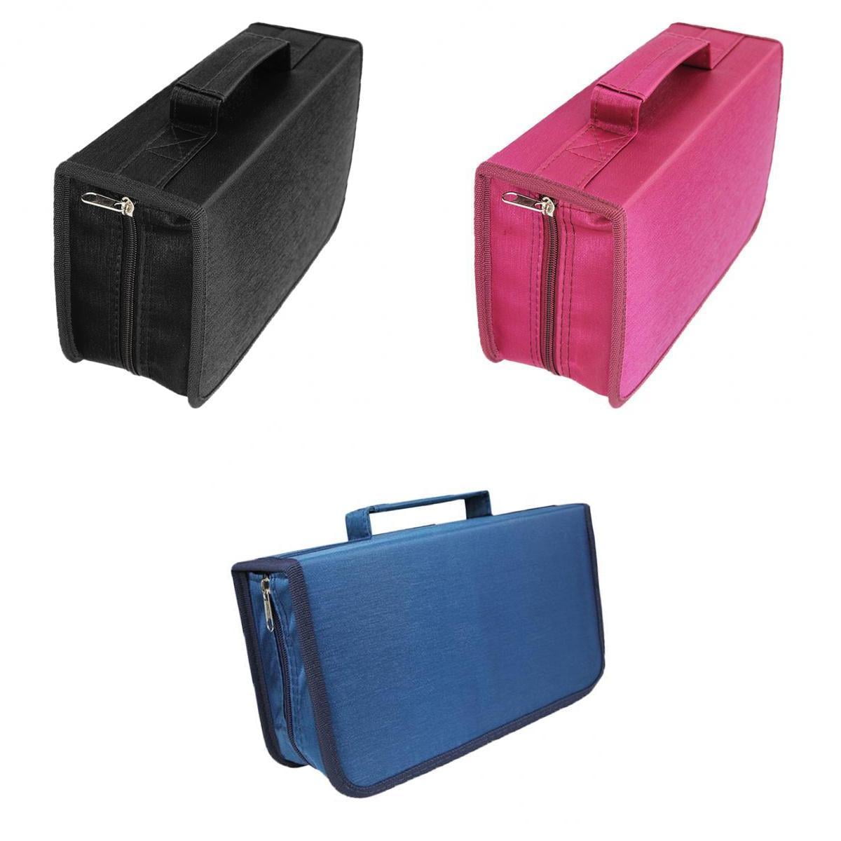 3 Piece Portable CD Holder Game Disc Booklet Binder Album Bag Box for