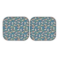 thumbnail image 7 of Disketp 2 Piece Corgi With Flowers Pattern Windshield Sunshades,Folding Windshield Sun Shade For Car Suv Trucks Sedan,Blocks Uv Rays Sun Visor Protector-Medium, 7 of 7