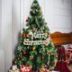 thumbnail image 4 of Gibobby Decoraciones navideñas Decoraciones navideñas Decoraciones Decoraciones para árboles de Navidad Colgantes con letras(B), 4 of 5