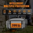 thumbnail image 4 of 2Packs 20V 6.0Ah Replacement for Worx 20V Battery, Compatible with Worx Battery WA3520 WA3578 WA3575 WA3525, 4 of 8