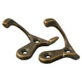 10X Wall Door Zinc Alloy Antique Hook Hanger for Key Clothes Coat Hat