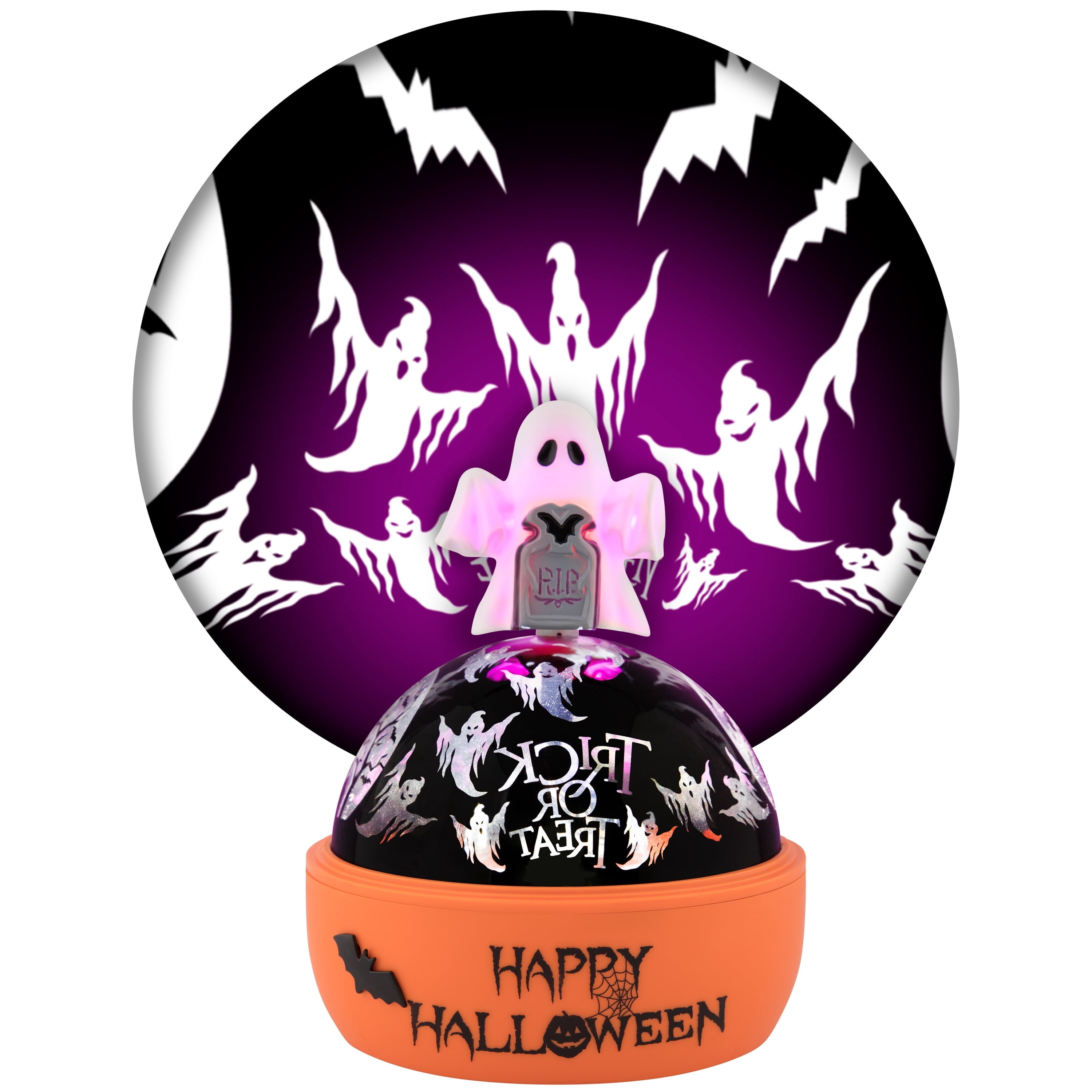 Halloween Light Show Projection Illuminations with Ghostly Toppers by Shadow Lights