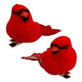 thumbnail image 4 of MesaSe Visland 10 Pcs Ornements Cardinaux Rouges Faits à la Main Oiseaux Artificiels à Clipser sur Arbre de Noël Couronnes Guirlandes Décorations, 4 of 6