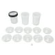 thumbnail image 1 of Vasos para mezclar pintura con tapa,Vaso desechable para pintura en aerosol Sistema de vaso de pintura desechable Vaso para mezclar pintura en aerosol Instalación sin esfuerzo Jadeshay A, 1 of 8