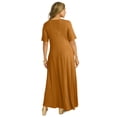 thumbnail image 2 of Jessica London Women's Plus Size Square Neck Maxi Dress, 2 of 4