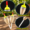 Panfish Png 10 Pack Fishing Bobbers Wood Slip Floats for Panfish Crappie Bluegill ...