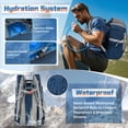 thumbnail image 3 of Mochila de Senderismo Plegable RAINSMORE 40L Impermeable para Mujeres y Hombres, 3 of 9