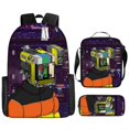 thumbnail image 1 of Skibidi Toilet Backpack Set de tres piezas (mochila + bolsa de comida + estuche para bolígrafos), 1 of 1