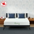thumbnail image 1 of ViscoLogic Gemini 8 Inch Queen Mattress With Cooling Gel Medium Firm Foam For Sleep Cooler, CertiPUR-US® Certified Foam, Mattress in a Box, 1 of 6