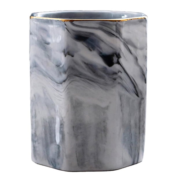 Tenedor de cepillo de cerámica durable del maquillaje del organizador del escritorio para la oficina