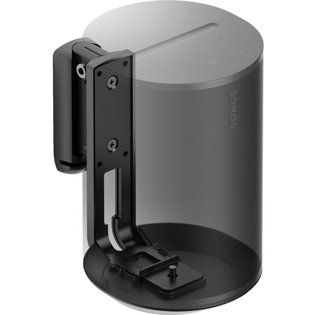 FLEXSON Support Mural avec Pièce d'Angle pour Haut-Parleur Sonos Era 100 (Noir, Simple)