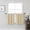 Biscotti Beige, variant on MKHILL Vela Black Blackout Tier Curtains 24 Inch 2 Panels, Thermal Insulated Room Darkening Rod Pocket Cafe Curtains for Kitchen Sink Bathroom Small Window Camper, Each 30"W x 24"L