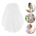thumbnail image 4 of Miangastore 1Pcs Coiffe de Mariage Blanche Simple et à la Mode pour Femmes, 4 of 8