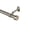 Antique Pewter, variant on Threadmade Serena Single Curtain Rod with Contemporary Cap Finial, Polished Nickel - 28"W x 48"L