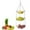 Silver, variant on Free Shipping Storage Tools Three-layer Fruit Hanging Basket Hollow Fruit Three-layer Hanging Basket Household Folding Storage Iron Hanging Basket