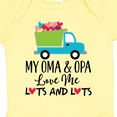 thumbnail image 4 of Inktastic My Oma and Opa Love Me Grandson Truck Boys Baby Bodysuit, 4 of 5