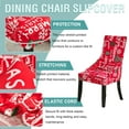 thumbnail image 5 of Stretch wingback Side Chair slipcover Printed, armless wingback Chair Cover with Elastic Bottom Sloping Armchair Covers Removable Washable Armchair Covers-AH-1 Pcs, 5 of 8