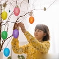 thumbnail image 5 of 12PC Glitter Foam Easter Egg Ornaments - Sparkling Hanging Eggs for Easter Tree Decorations, Basket Fillers, DIY Crafts, and Party Supplies in 6 Vibrant Colors, 5 of 6