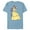 Ocean Blue, variant on Disney Beauty and the Beast Belle T-Shirt- Short Sleeve Blended T-Shirt for Adults - Customized-Putty Snow Heather