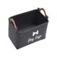 thumbnail image 4 of Organizador de juguetes para perros, cesta rectangular para artículos de cachorros, para ropa de mascotas, mantas Negro, 4 of 8