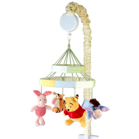 Disney Winnie the Pooh Peeking Pooh Nursery Crib Musical (Best Musical Crib Mobile)