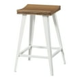 thumbnail image 2 of Kaylen Wood 3-Piece Counter Height Dining Table Set, Dark Oak, 2 of 6