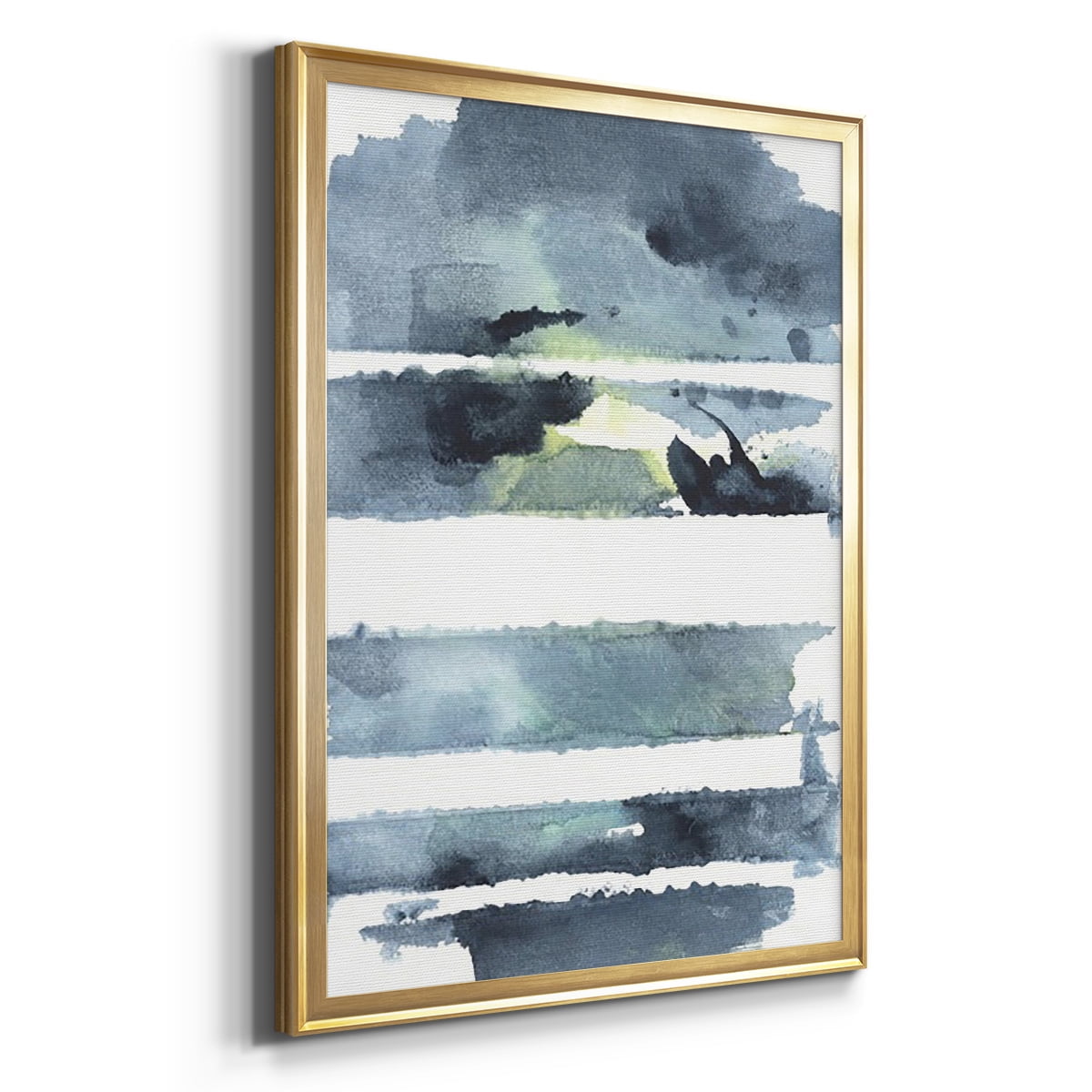 Blue Memories I Premium Framed Print, in Gold, Black, or Silver - Ready to Hang