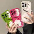 thumbnail image 5 of Fundas de teléfono con dibujo de oso para iPhone, carcasa trasera con dibujos animados para iPhone 11, 14, 15 Pro Max, 12, 13 Pro, XS Max, XR, X, 7, 8 Plus, SE 2022, SE2020, 5 of 5