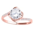thumbnail image 2 of Aonejewelry 0.55 Ct. Ttw Wedding Engagement Diamond Ring 14K Rose Gold, 2 of 4