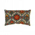 thumbnail image 1 of Mayan Medallion Rectangular Throw Pillow in Adobe, 1 of 1