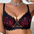 thumbnail image 2 of Sports Bras for Women Large Bust New Plus Size Women’s Lace Bras, No Underwire Push up Bralettes, Lightweight Breathable Support Everyday Bras, 2 of 8