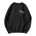 thumbnail image 4 of Valentine's Day Love Heart Shirt Women's Sweatshirt Long Sleeve Crew Neck Casual Print Lightweight Outfits Fall 2026, 4 of 4