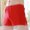 Red, variant on Men Breathable Comfy Cotton Boxer Briefs Shorts Solid Color Underpants Underwear