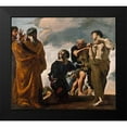 thumbnail image 2 of Lanfranco, Giovanni 22x20 Black Modern Framed Museum Art Print Titled - Moses and the Messengers from Canaan, 2 of 5