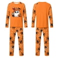 thumbnail image 4 of Matching Halloween Pajamas Set for Whole Family, Breathable Long Sleeve Halloween Family Pajamas with Ghost Hat Pumpkin Print, Fun Family Halloween Pajama Set Party, 4 of 4