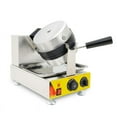thumbnail image 3 of INTBUYING Nonstick Electric Single Head Rotary Waffle Baker Maker with Precision Template Dessert Making Machine, 3 of 7