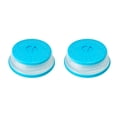 thumbnail image 3 of Tapa plegable a prueba de microondas Yuarrent para alimentos frutas verduras plástico Azul 2Conjunto, 3 of 6