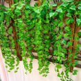 thumbnail image 4 of WSYW 1 PC Fake Ivy Leaves Artificial Vine Hanging Plant For Wedding Home Decor 7.9ft, 4 of 8