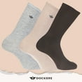 thumbnail image 6 of Dockers Men's Performance Socks - 3-Pairs and 6-Pairs Athletic and Dress Crew Socks, Tan Multi 2 (3-PK), 6 of 9