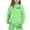 Green, variant on XEGLSBU Fall Outfits for Girls 10-12 2025 Shoe City Graphic Hoodie and Jogger for Girls Cute Casual 2 Pcs Outfit with Letter Print Top and Pants Fall Outfits for Girls Size 6X Green Size 13-14 Years