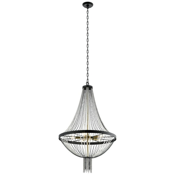 52047BKT-Kichler Lighting-Alexia - 5 Light Small Chandelier - With Traditional Inspirations - 39.5 Inches Tall By 23.75 Inches Wide     -Traditional