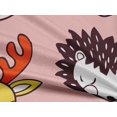 thumbnail image 5 of oneOone Rayon Medium Pink Fabric Cute Animal Face Pattern Fabric For Sewing Printed Craft Fabric By The Yard 56 Inch Wide, 5 of 5