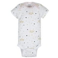 thumbnail image 2 of Organic Cotton Short Sleeve Onesies Bodysuits, 3Pk (Baby Girl), 2 of 5