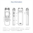 thumbnail image 4 of Grabadora de Voz Bluetooth Compatible con Control de Voz Reproductor de Grabadora Reproductor de MP3 Inteligente USB de Alta Calidad en Varios Idiomas 32 GB, 4 of 5