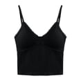 thumbnail image 3 of Fashion Solid Color Built In Bra Strap Camisole Top with Design for Everyday Comfort and Versatility, 3 of 3